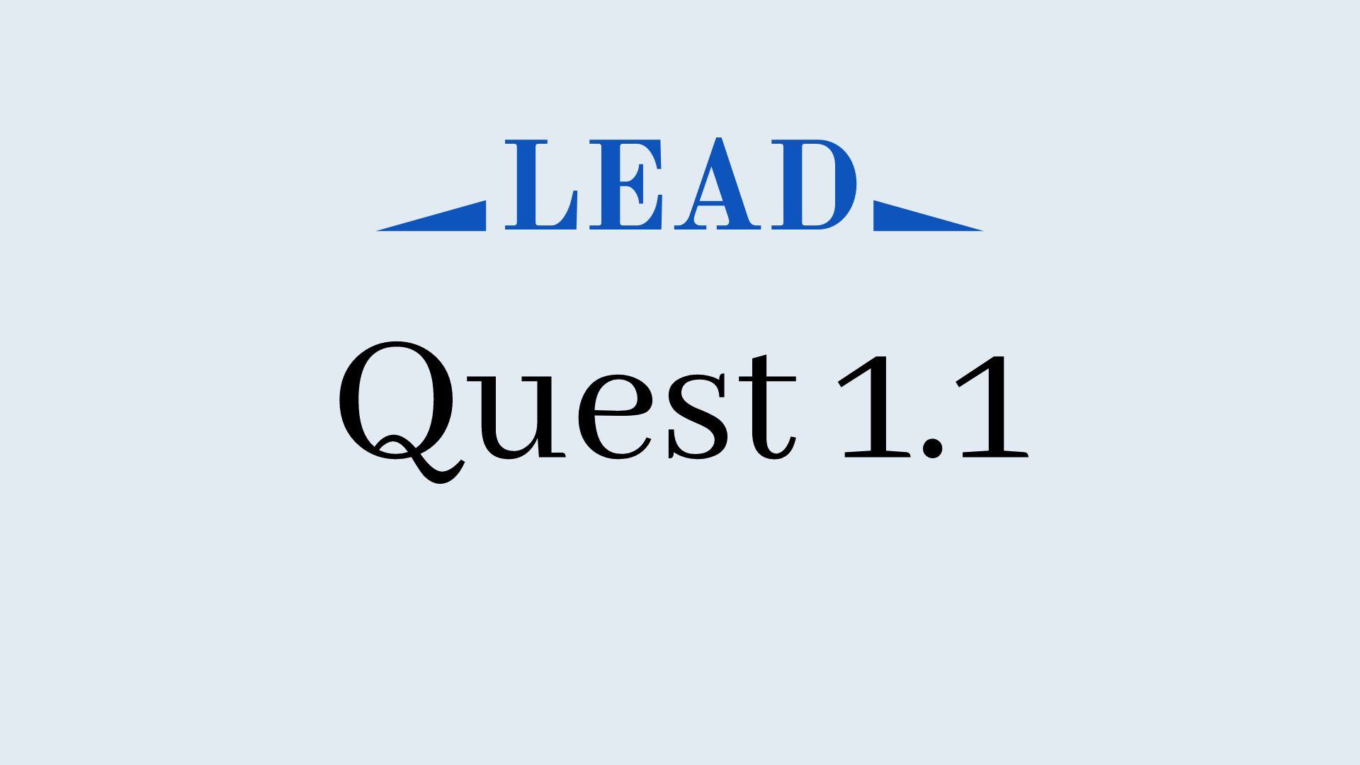 Quest 1.1